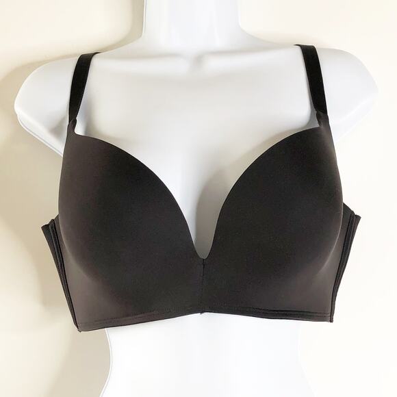 Maidenform 38D Black Molded Cups No Underwire Bra - Picture 1 of 4